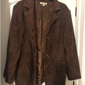 Cold-water Creek Brown Blazer size XL
